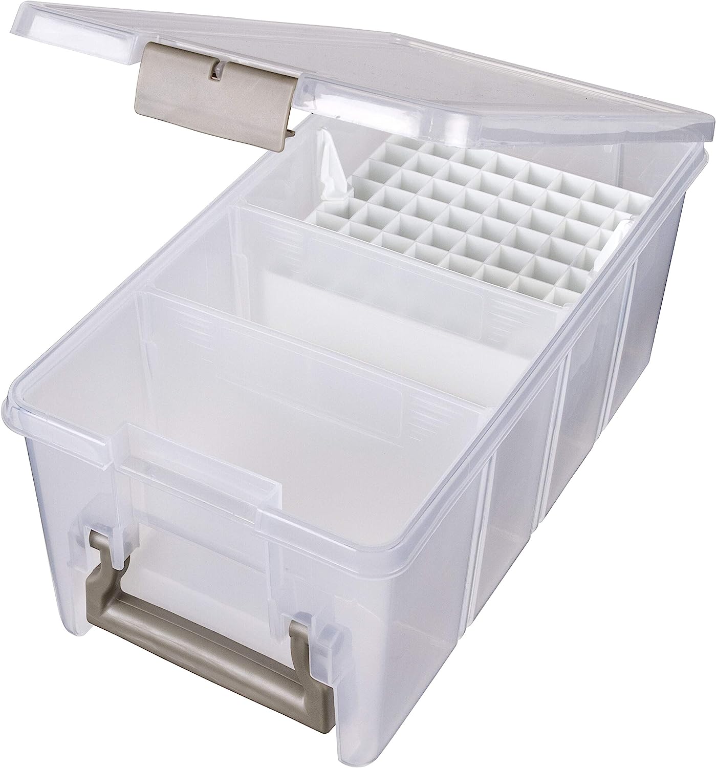 ArtBin 6934AB Satchel with Marker Tray, Art & Craft Organizer, [1] Plastic Storage Case, Clear, Semi, 0 - Image 10